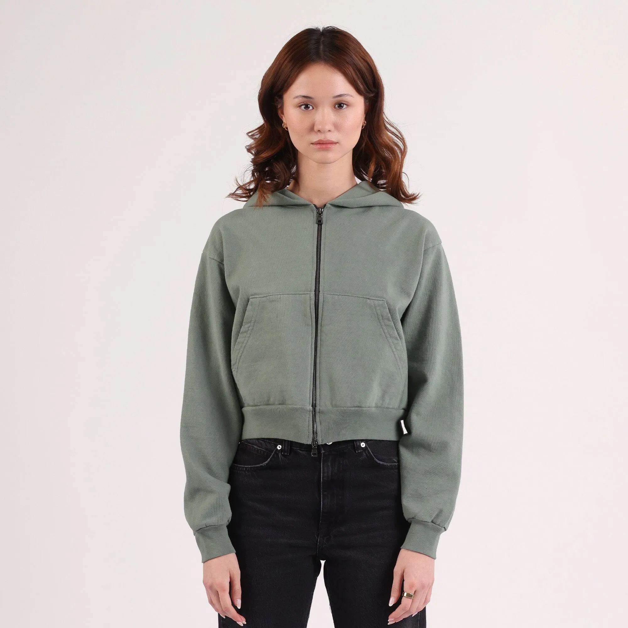 The Essential Bleecker Crop Double Zip