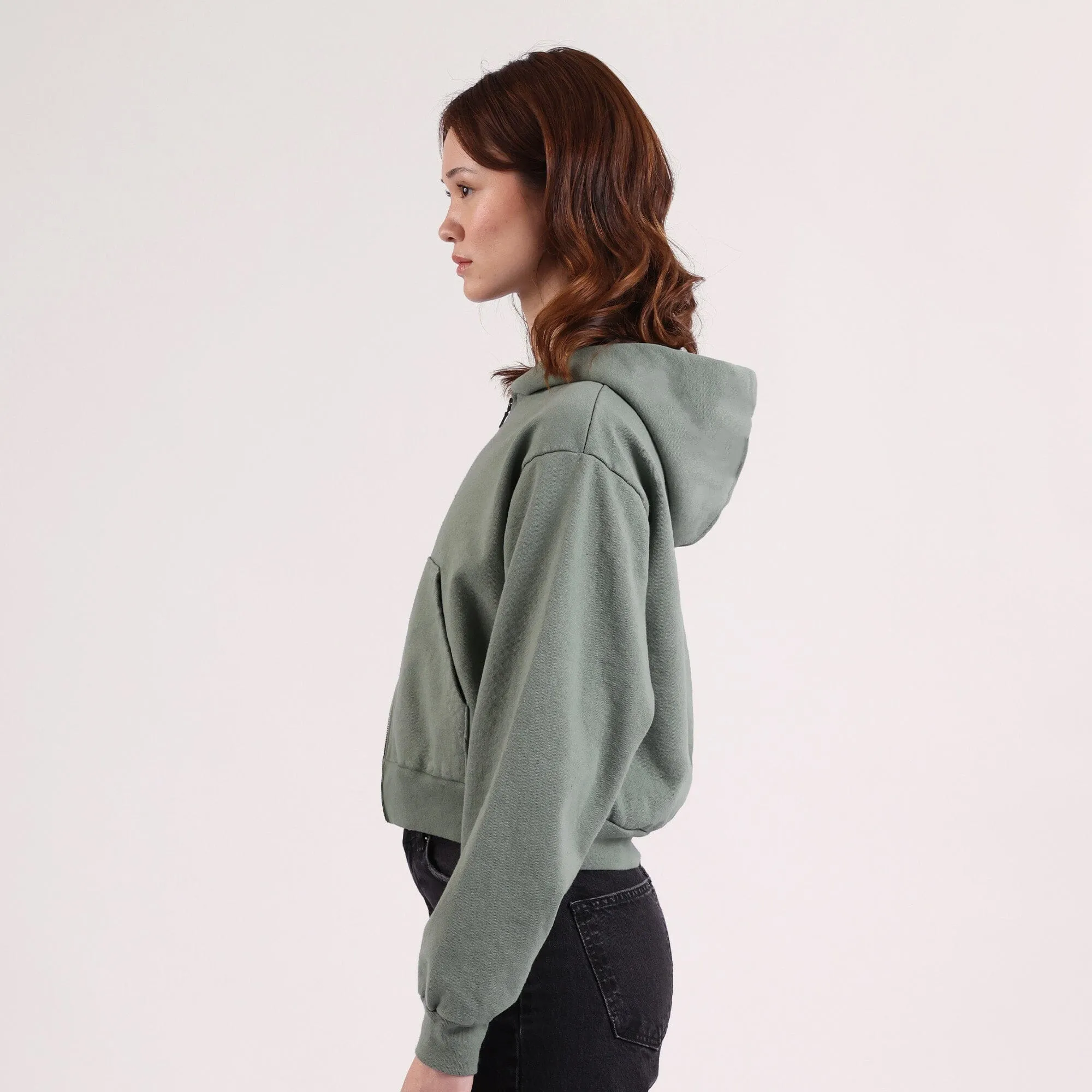 The Essential Bleecker Crop Double Zip