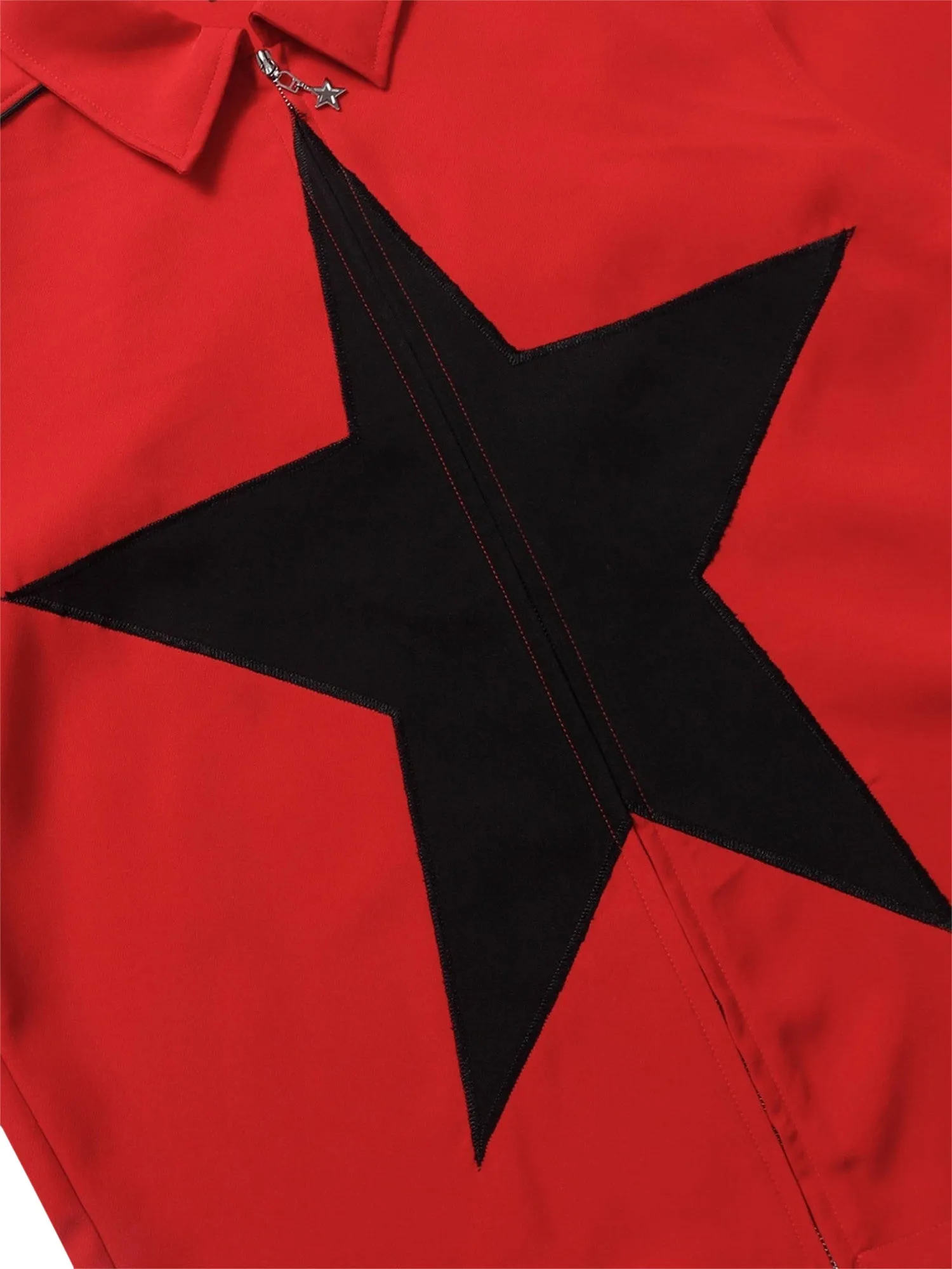 Thesupermade Star Zipper Design Shirt -1575