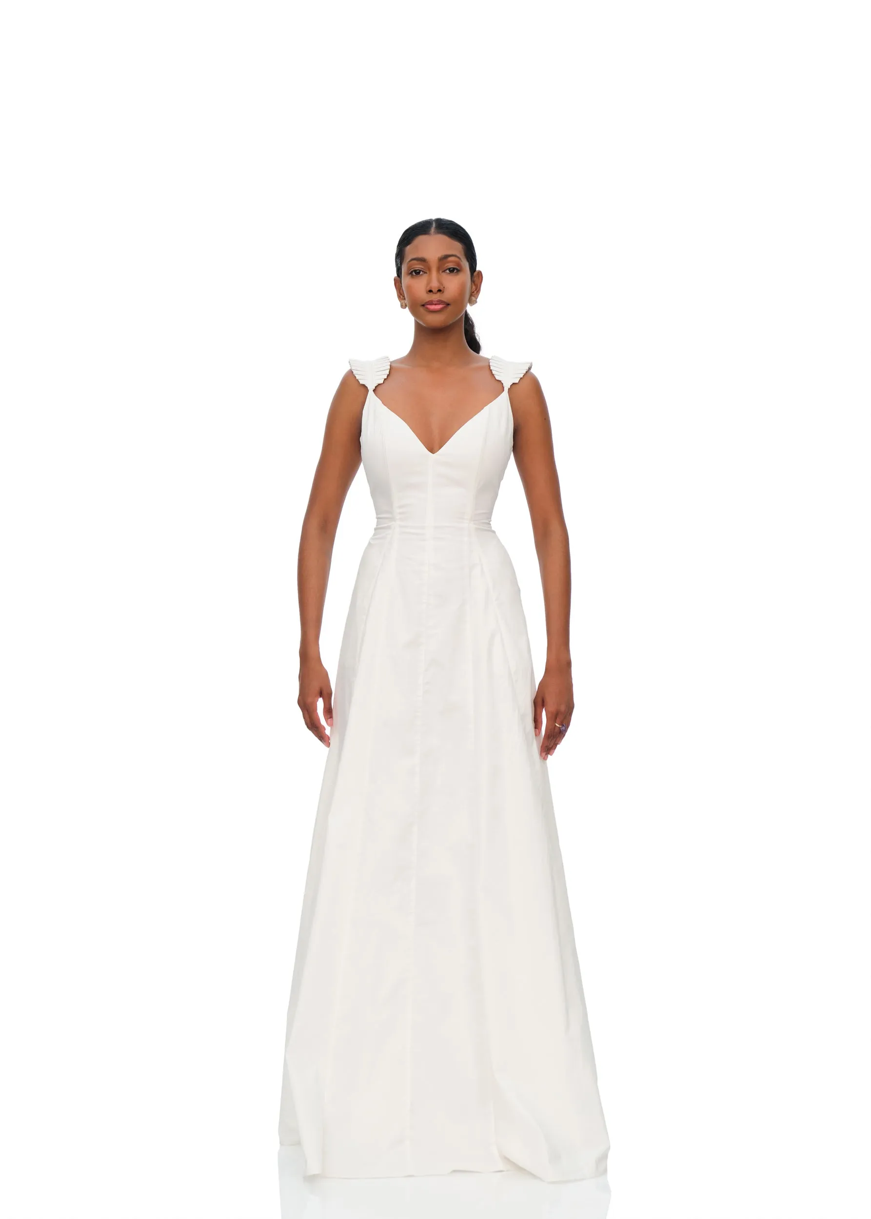 Vola White Maxi Dress