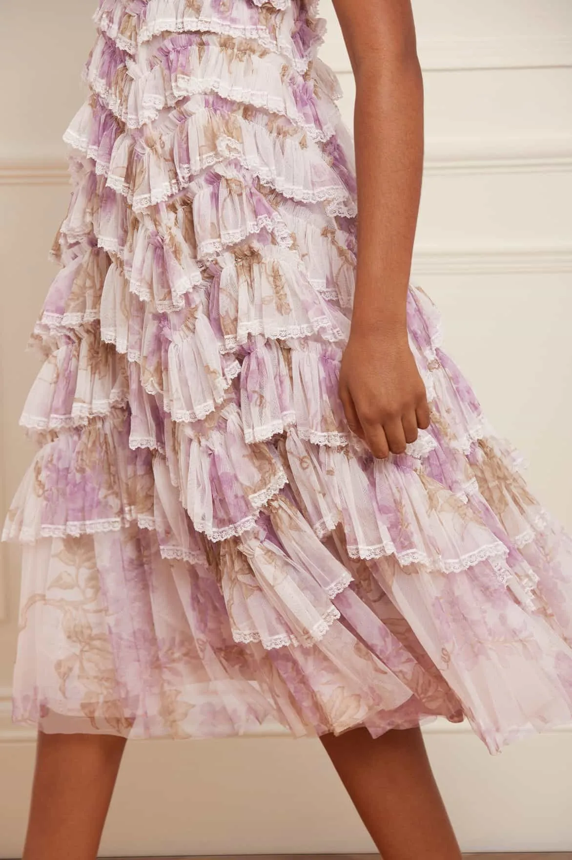 Wisteria Ruffle Lace Ballerina Dress