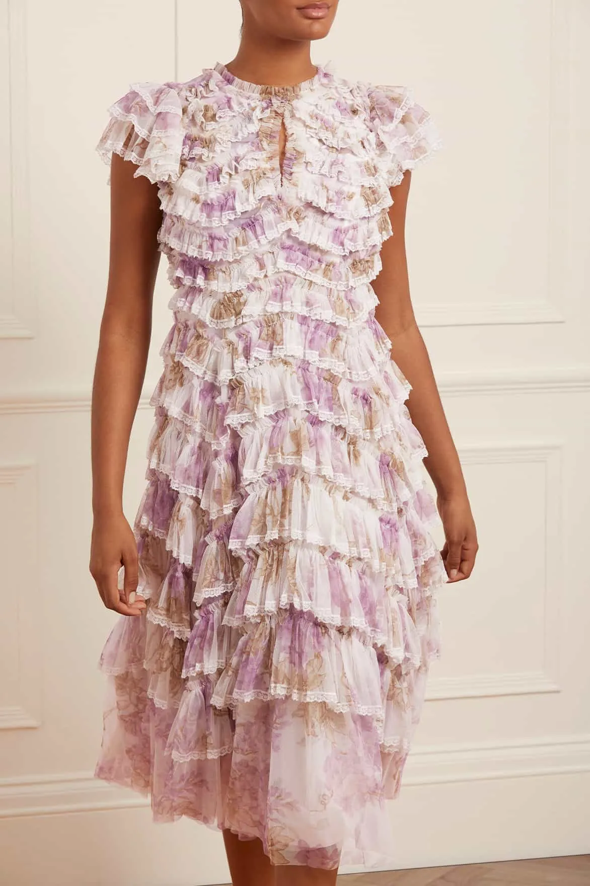 Wisteria Ruffle Lace Ballerina Dress